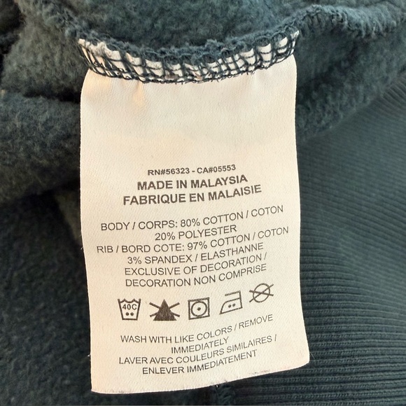 Nike Crewneck Sweatshirt XXL Green Oversized Crop Spellout Logo - Picture 7 of 7